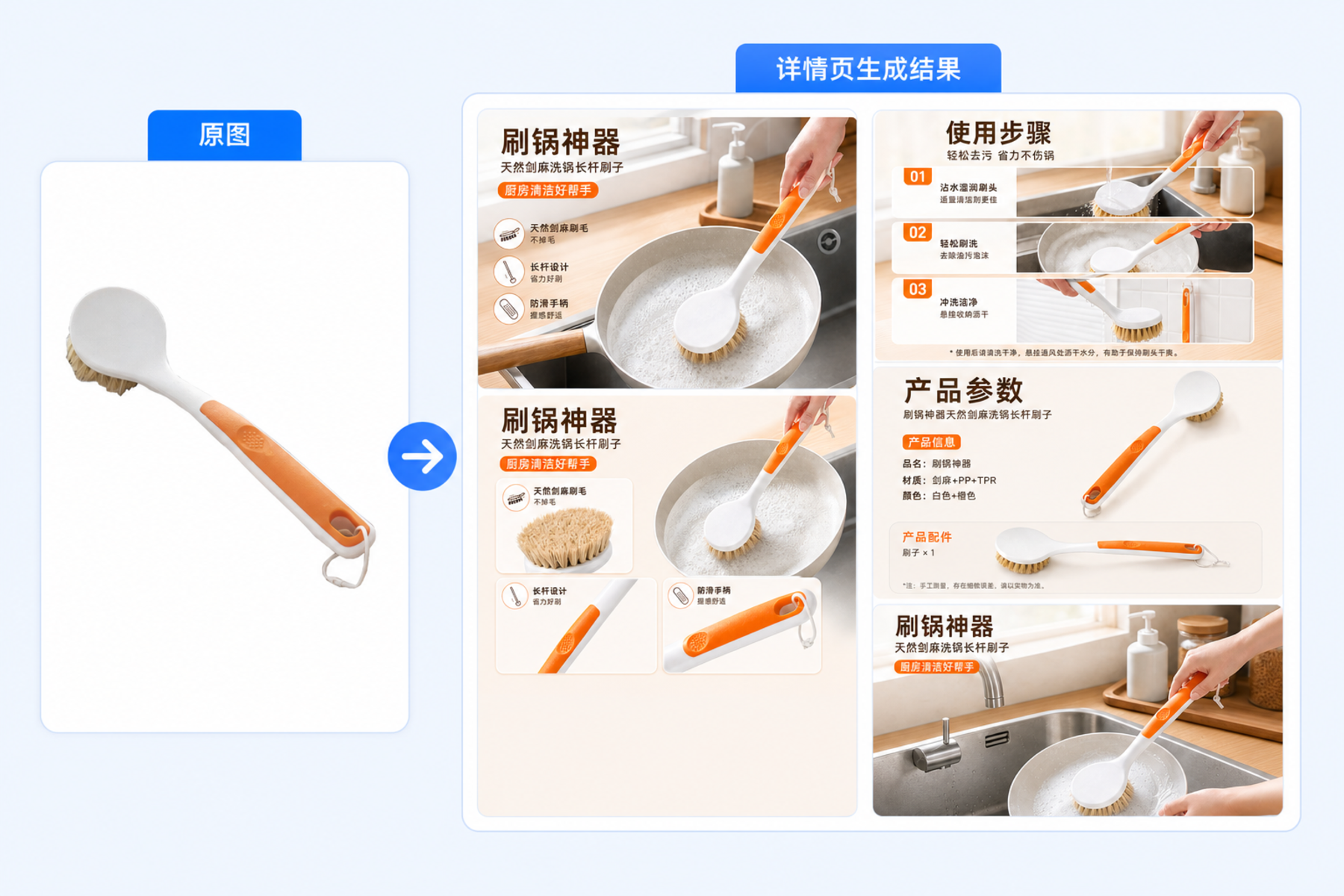 日用百货电商详情页案例效果图